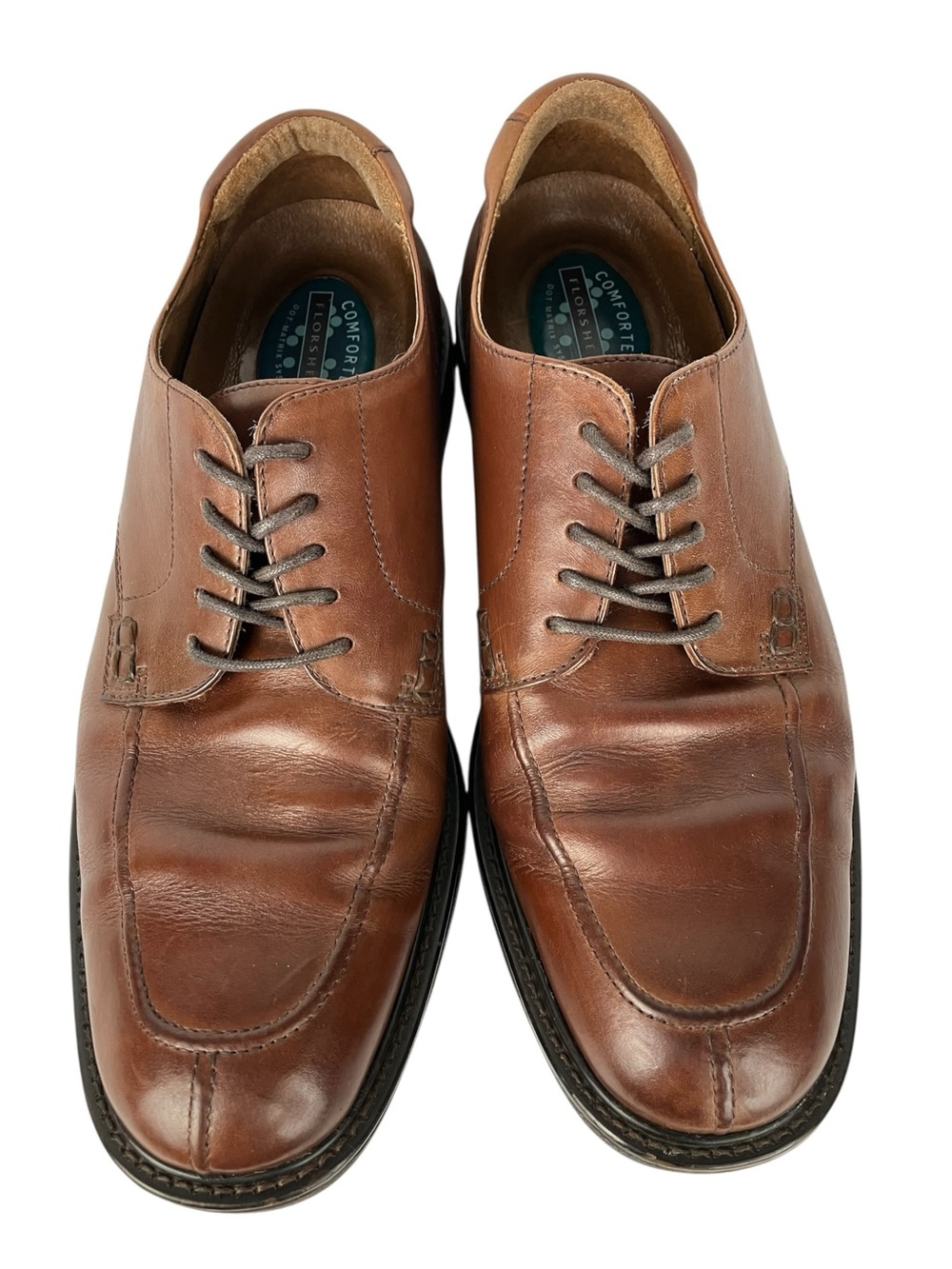 Florsheim Oxfords Men's 11 Comfortech Brown Leather Uppers Ergonomic Dress Shoes